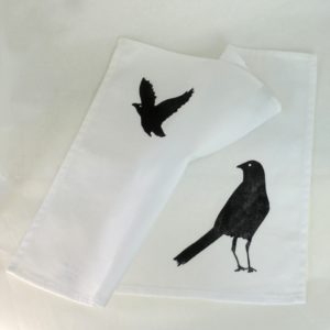 Geschirrtuch Rabe